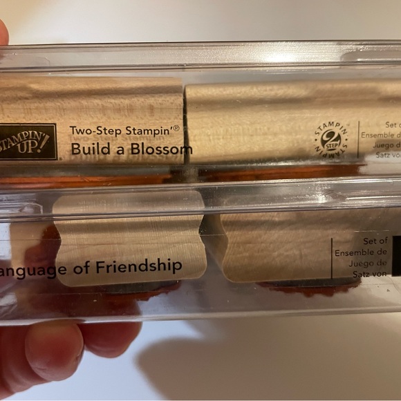 “Stamp n Up” 6 NEW Sets of 34 Red Rubber Wood Base stamps for Scrapbooking - Picture 14 of 16